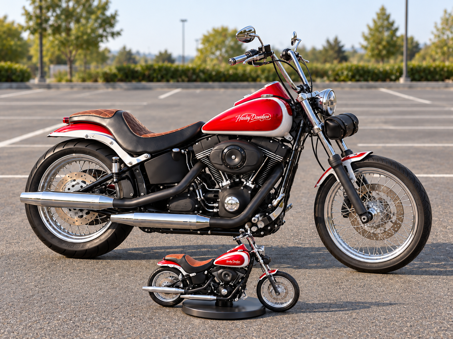 Harley-Davidson Reproduction personnalisée en 3D